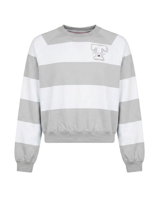 Tommy Hilfiger Gray Sweatshirt Cotton