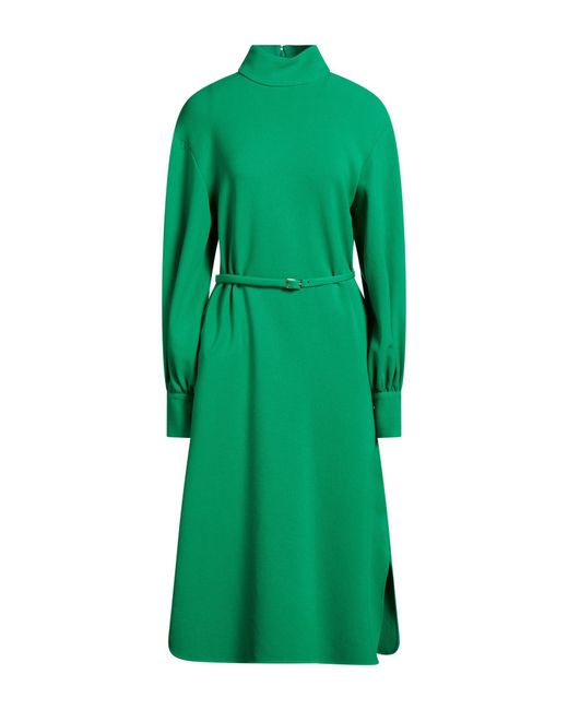 BCBGMAXAZRIA Green Midi Dresses