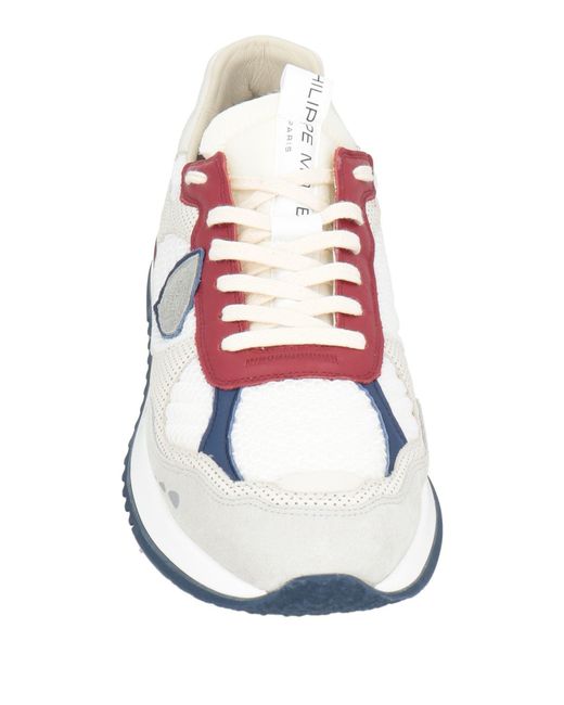 Philippe Model White Trainers for men