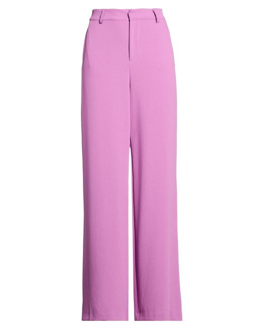 Soallure Pink Pants Polyester