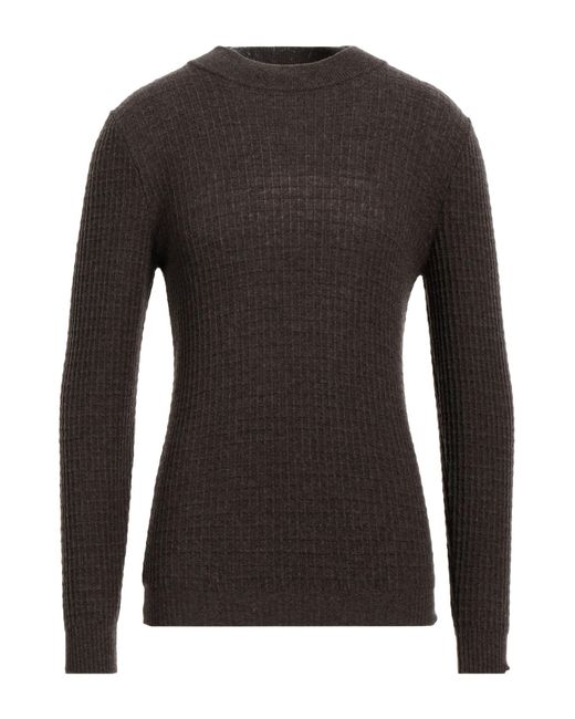 Irish Crone Black Taupe Sweater Acrylic, Alpaca Wool, Polyamide, Wool for men