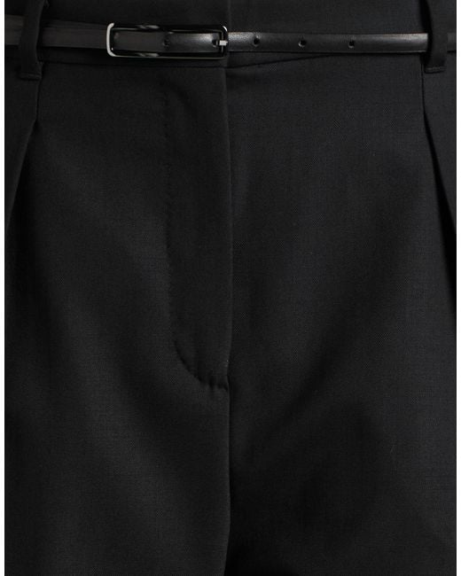 Max Mara Black Pants Virgin Wool, Elastane