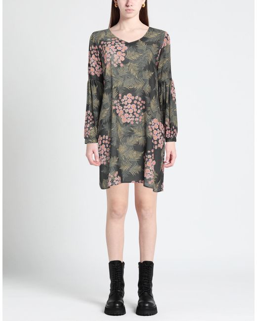 VIRNA DRÒ® Gray Mini Dress