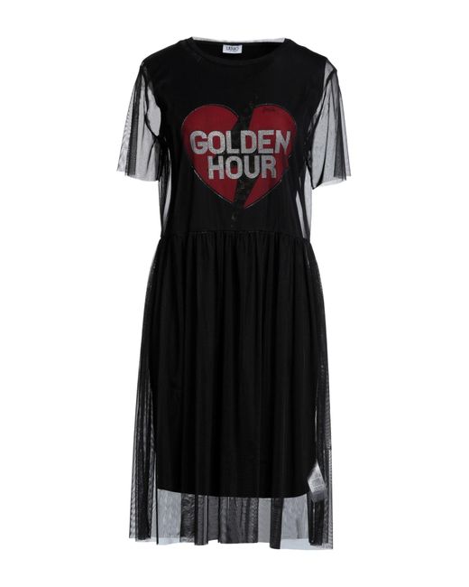 Liu Jo Black Midi-Kleid