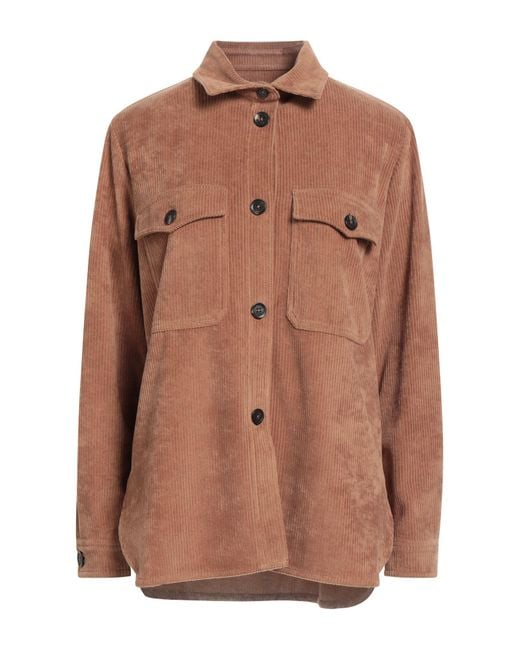 Circolo 1901 Brown Light Jacket Cotton, Polyester