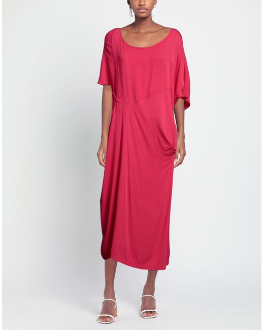 LOLA SANDRO FERRONE Pink Midi Dress