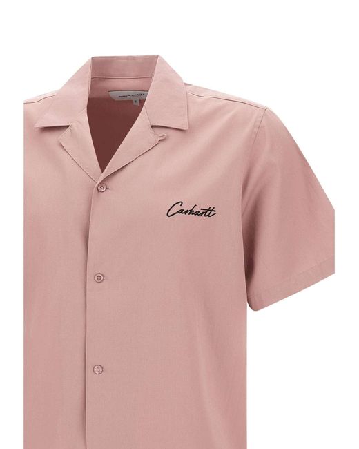 Camisa Carhartt de hombre de color Pink