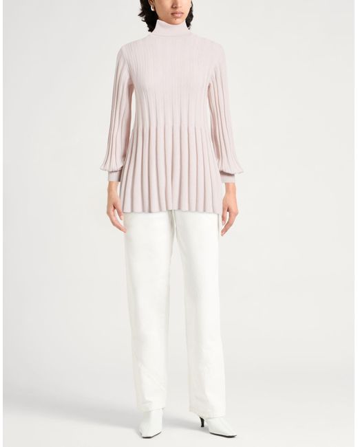 Fedeli Pink Rollkragenpullover