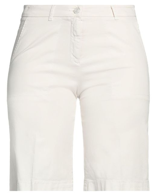 Cambio White Shorts & Bermuda Shorts
