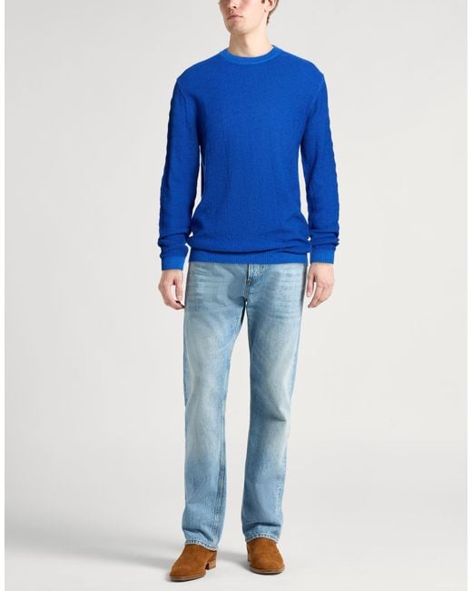 Daniele Fiesoli Blue Jumper for men