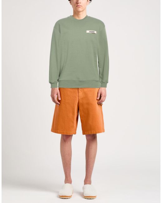 Jacquemus Green Light Sweatshirt Organic Cotton for men