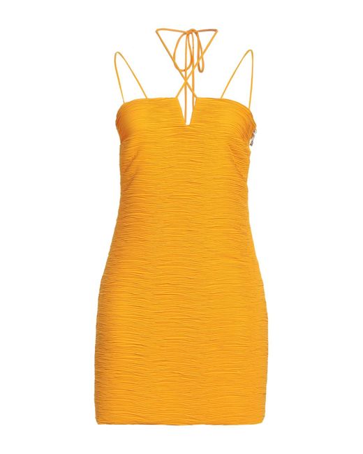 Patrizia Pepe Yellow Mini Dress