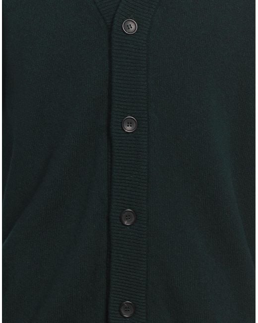 Paul Smith Black Dark Cardigan Merino Wool for men