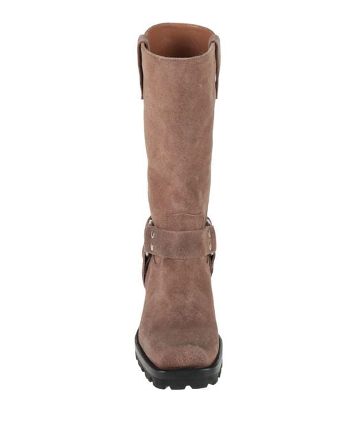 Paris Texas Brown Tan Boot Leather