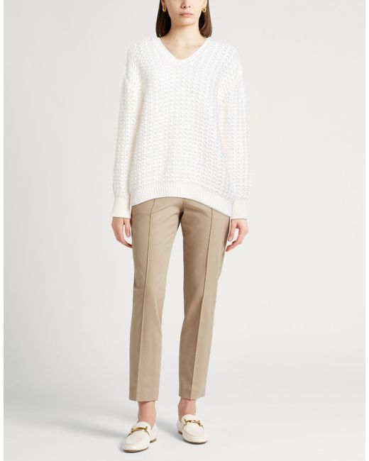 Alberta Ferretti White Jumper