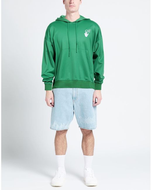 Off-White c/o Virgil Abloh Green Sweatshirt for men