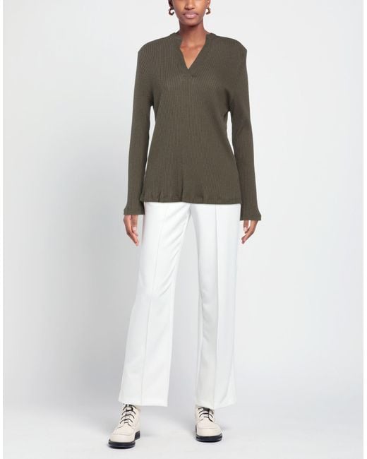 Majestic Filatures Green Pullover