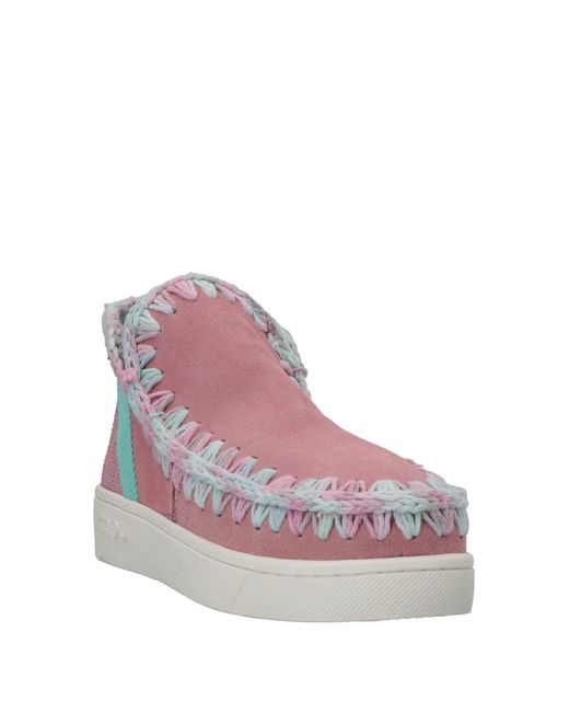 Mou Pink Ankle Boots