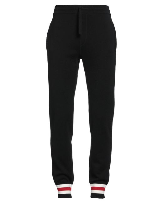Dolce & Gabbana Black Pants Virgin Wool, Polyamide, Elastane, Polyester for men