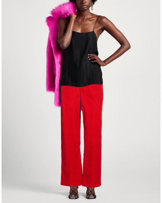 Laurence Bras Red Pants Cotton