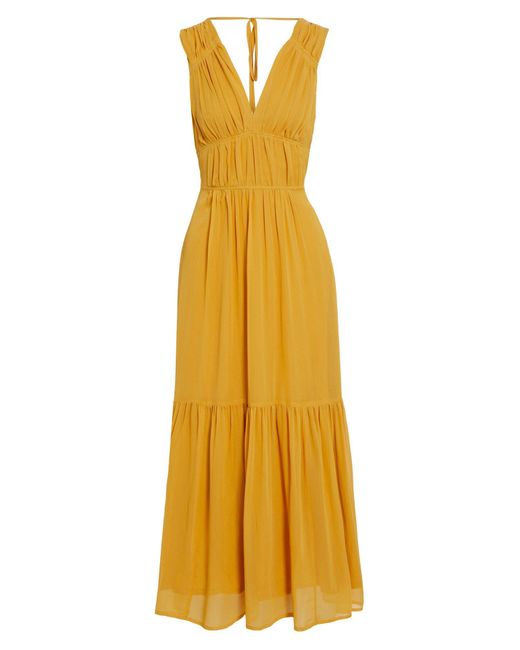 Iris & Ink Yellow Maxi Dress