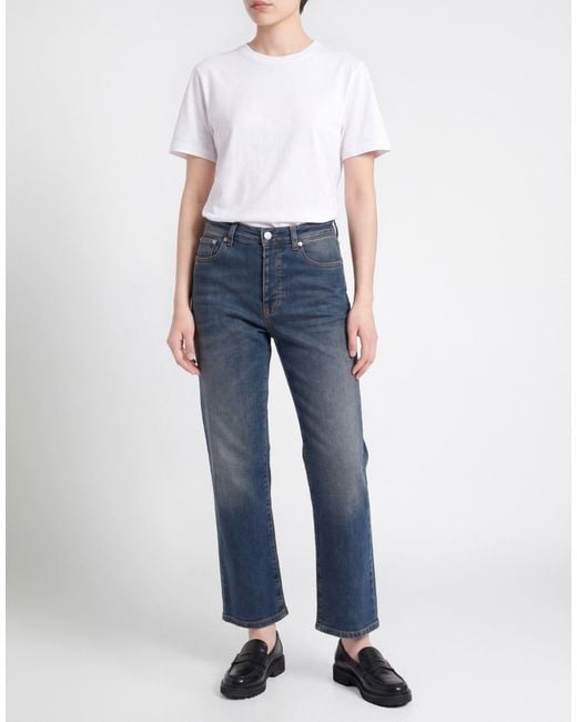 Fabiana Filippi Blue Jeans Cotton, Elastane