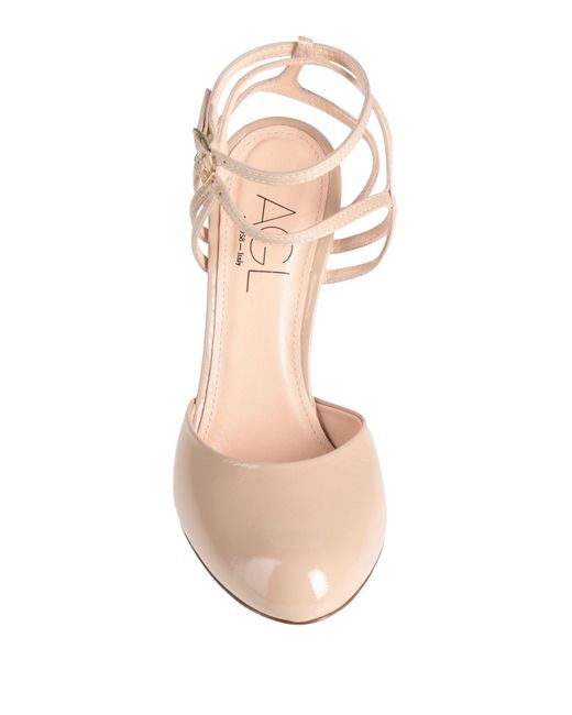 Agl Attilio Giusti Leombruni Natural Blush Pumps Leather