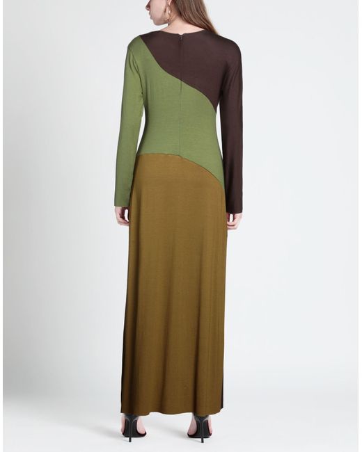 Maliparmi Green Maxi-Kleid
