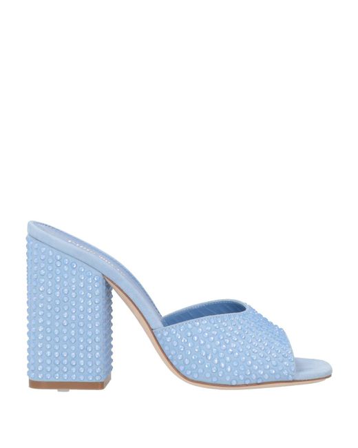 Paris Texas Blue Sandals