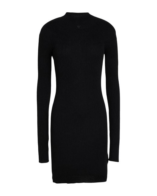 Courreges Black Mini-Kleid