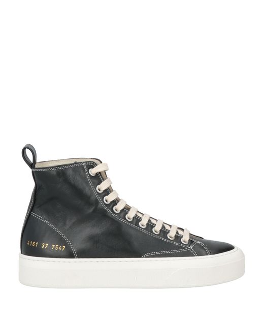 Common Projects Black Sneakers Leather
