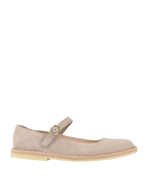 Clarks White Ballet Flats