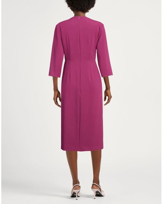 Ottod'Ame Purple Midi-Kleid