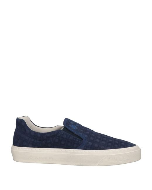 Jacob Cohen Blue Sneakers Leather for men