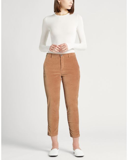 Liu Jo Natural Pants Cotton, Elastane