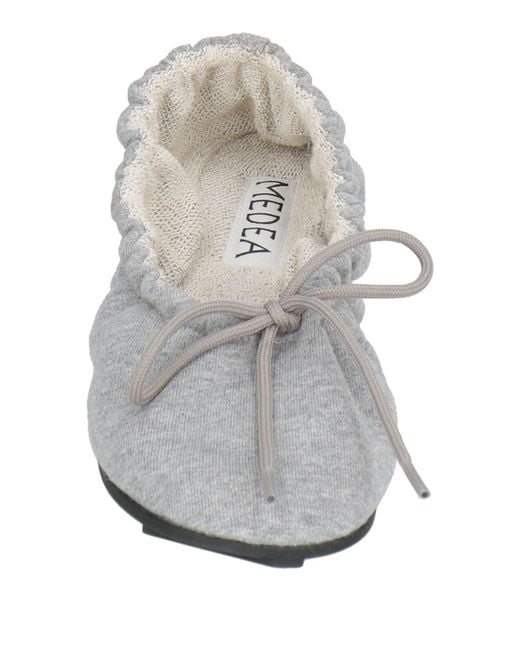 MEDEA Gray Ballet Flats