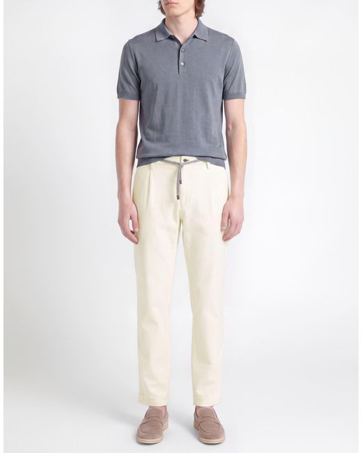 Mason's White Pants Polyester, Viscose, Polyamide, Elastane for men