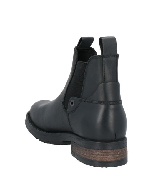 Replay Black Ankle Boots Leather for men