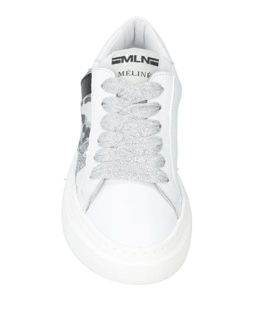 Meline White Trainers