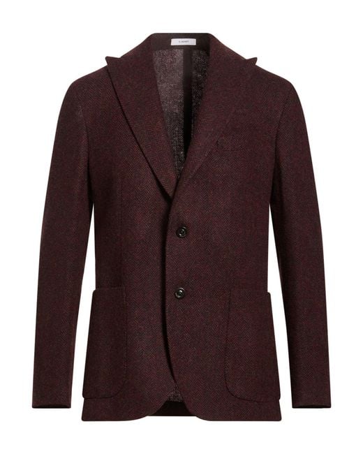 Boglioli Purple Blazer Wool for men