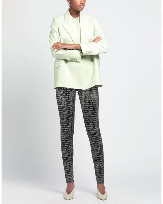Missoni Gray Pants Wool, Polyamide, Cupro, Polyester, Elastane
