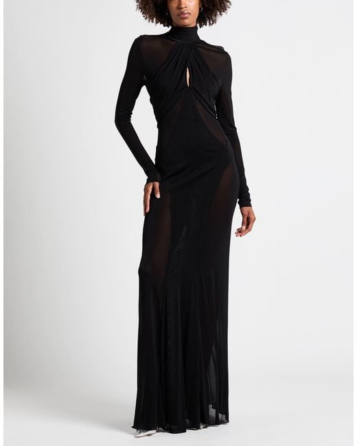 Isabel Marant Black Maxi Dress Viscose