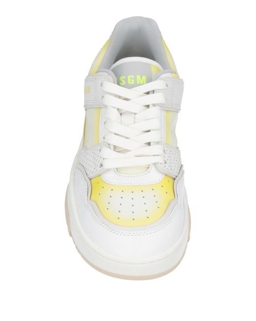 MSGM White Trainers