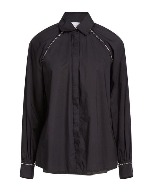 Merlette Black Shirt Pima Cotton