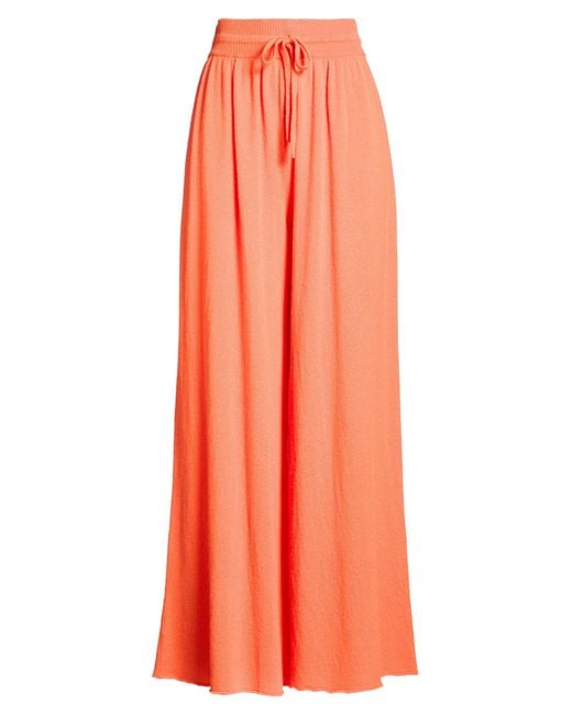 Maison Flâneur Orange Pants Cashmere