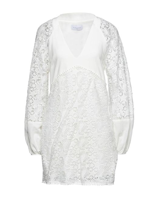 Gaelle Paris White Mini Dress