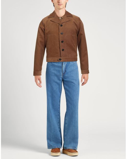 Paul & Joe Brown Camel Jacket Cotton for men
