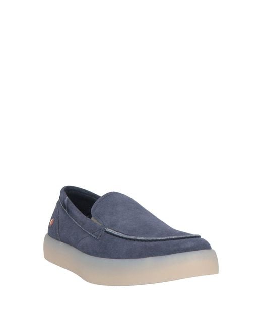 Softinos Blue Loafers Leather for men