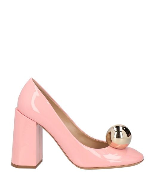 Mulberry Pink Pumps Leather