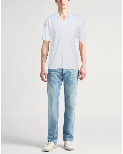 Paolo Pecora White Polo Shirt Cotton for men